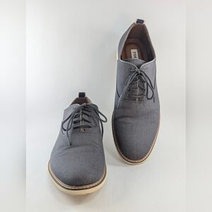 Steve Madden Neemann Oxford Mens Shoes Size 11 Grey Lace Up Textile Upper